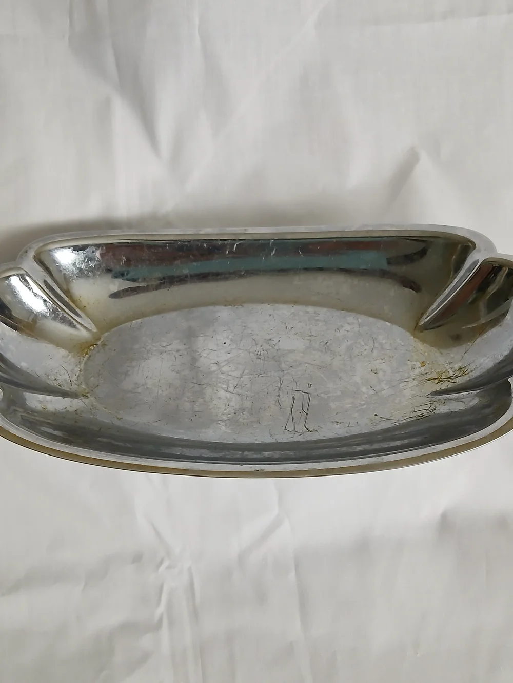 Vintage‎ Farberware Stainless Steel Oval Serving Tray - See Description
